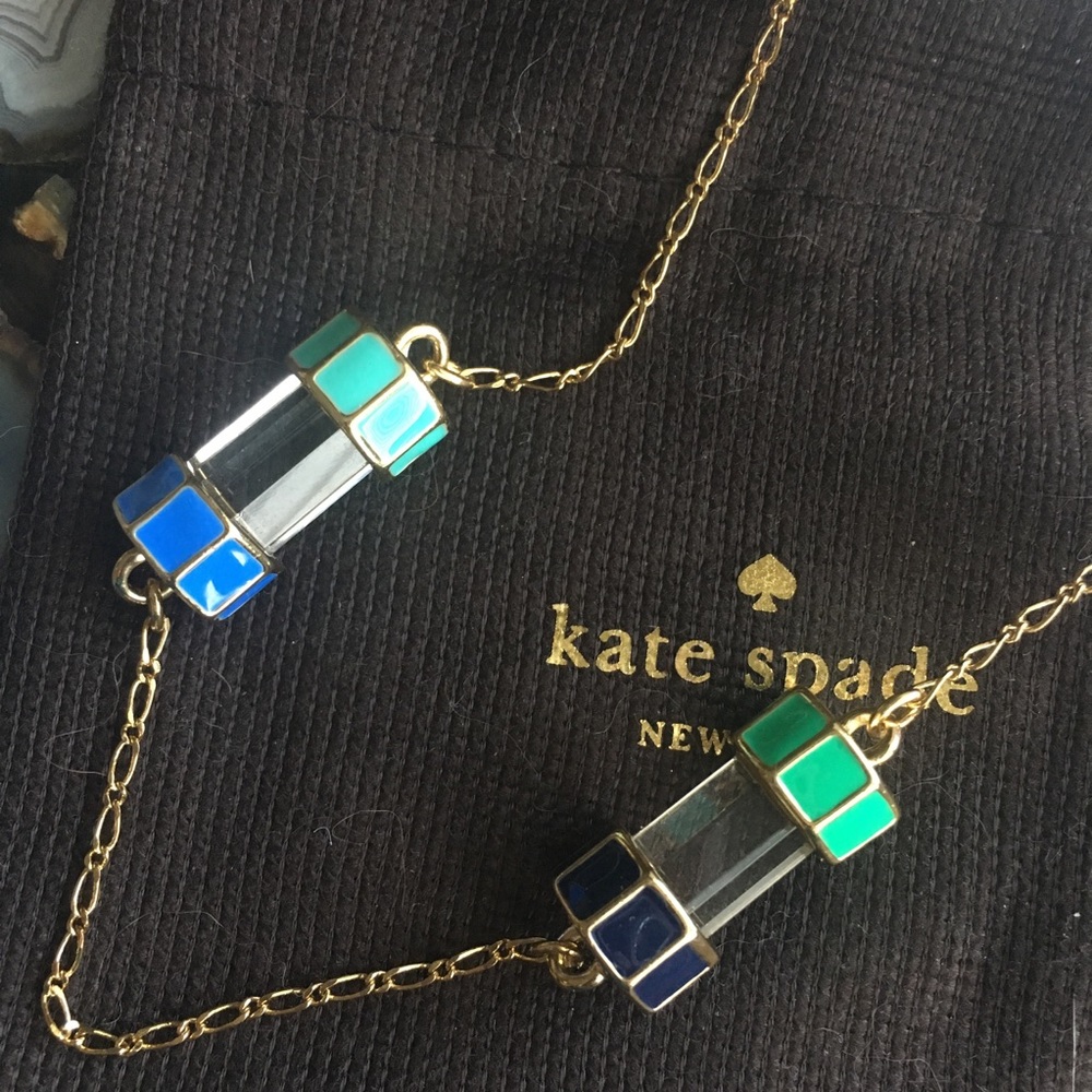 NWT Kate Spade Chevron Jewels necklace - Picture 3 of 4
